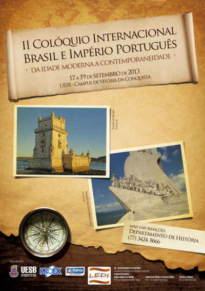 II Colóquio Internacional Brasil e Império portugês - cartaz