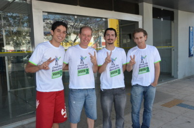 Yuri Durval, Paulo Barrocas, Rodrigo Maia e Alex Leite integram a Chapa 2 | Fotos: Blog do Anderson