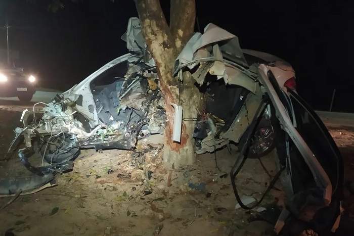 Tragédia na BR 418 motorista morre após perder controle do carro e