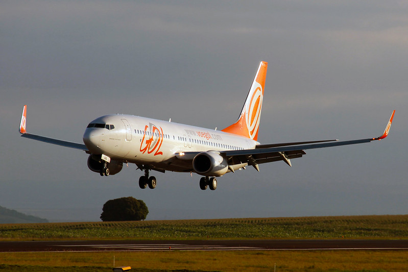 Aeroporto Glauber Rocha Gol Pousa O Seu Boeing 737 800 Pela Primeira