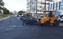 Mobilidade Urbana: Praça Vítor Brito é mais um trecho a ganhar asfalto em Vitória da Conquista