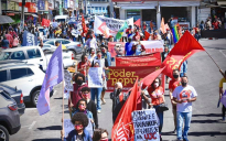 Sábado de Protestos | manifestantes fazem atos contra Bolsonaro e a favor da vacina em Vitória da Conquista