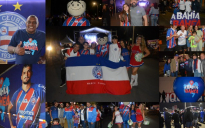 Esporte Clube Bahia | Caravana “A Bahia é Bahêa” chega com muita festa em Vitória da Conquista