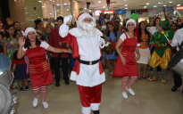 Natal no Shopping Conquista Sul: Pai Noel chegou com muita animação em Vitória da Conquista